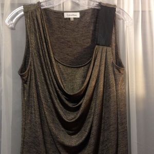 Calvin Klein Top gold